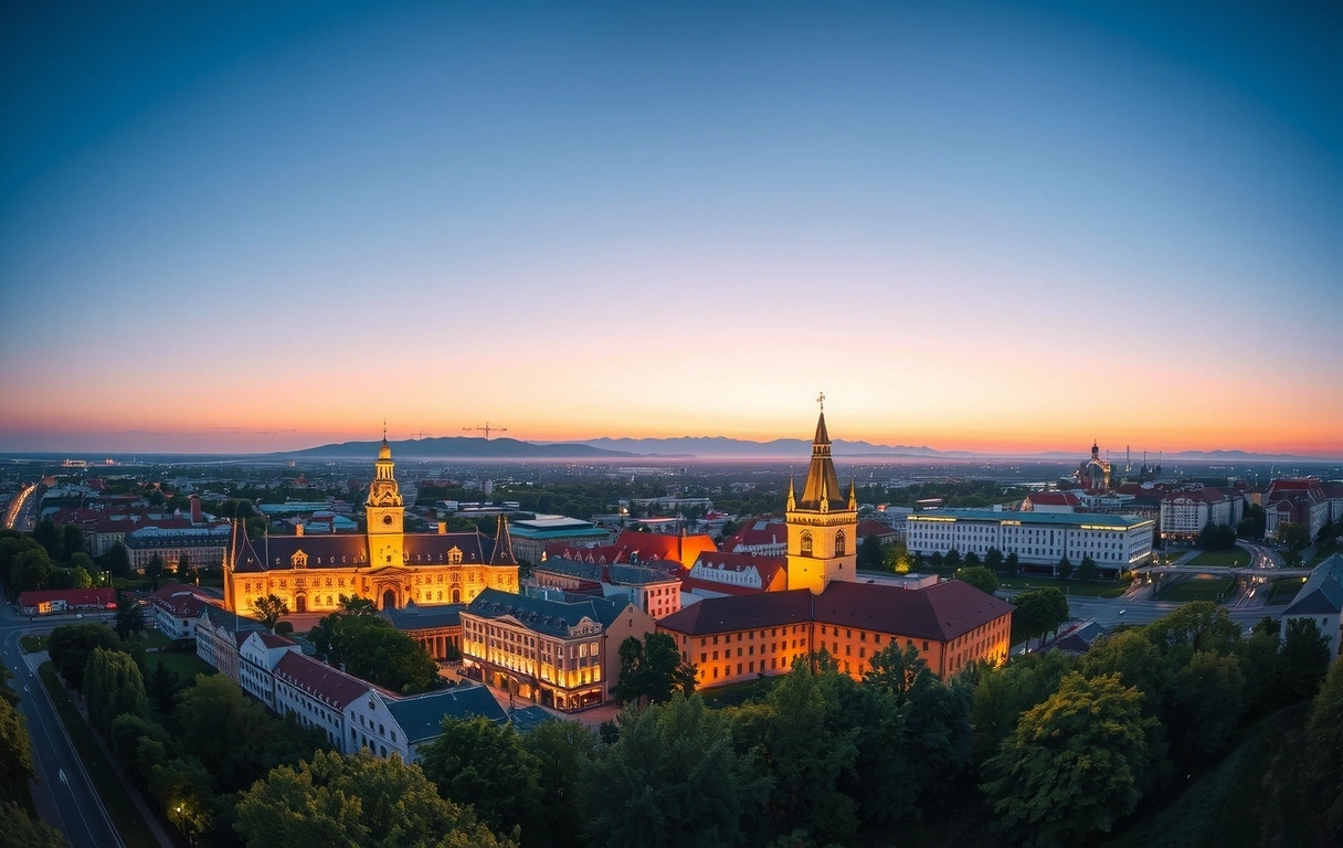 Pohled na Brno, sídlo ForecastInsight